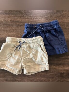 Carter's Navy and Khaki Twin Pack Shorts